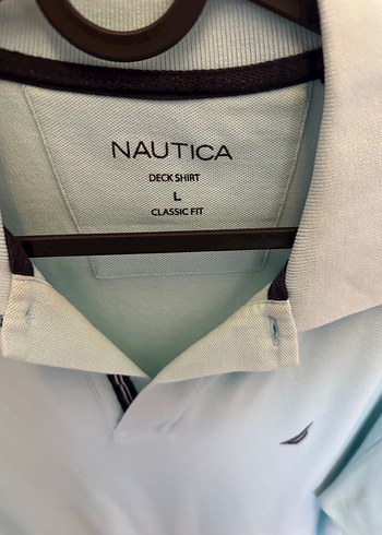 Nautica Mavi Düğmeli Erkek Polo Tişört - Görsel 4