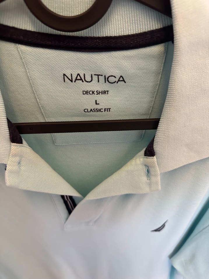 Nautica Mavi Düğmeli Erkek Polo Tişört - Görsel 4