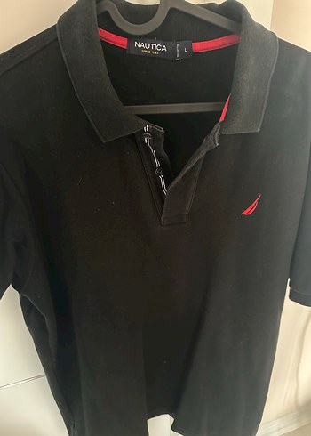 Nautica Erkek Siyah Düğmeli Polo Tişört - Görsel 4