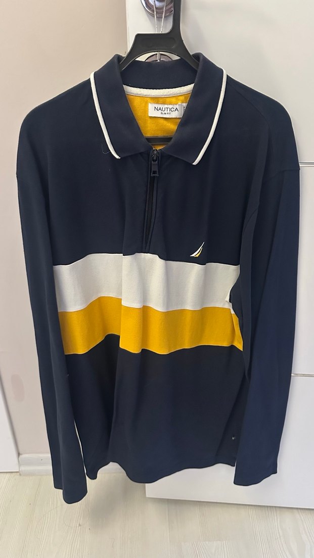 Nautica Erkek Uzun Kollu Polo Tişört - Görsel 2