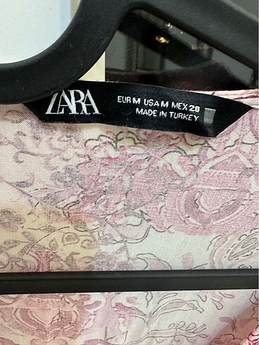 l Beden Zara Pembe Elbise