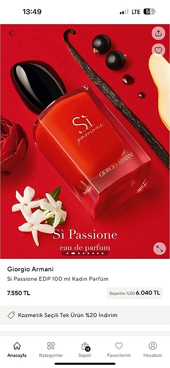 Armani Si Passionare Parfüm