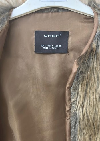 Kahverengi Kadın Suni Kürk Ceket - Görsel 4