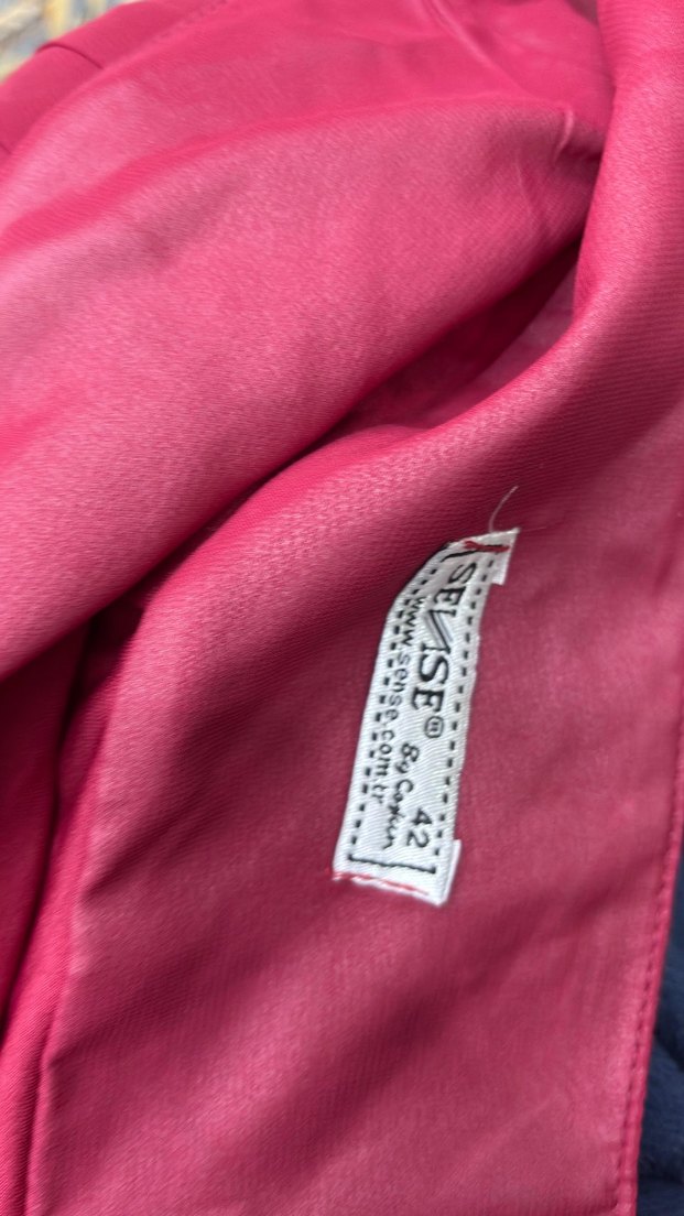 Bordo Midi Pilili Kadın Etek - Görsel 3