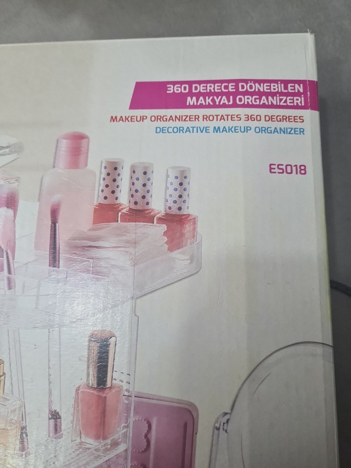 360 derece dönen makyaj  organizeri - Görsel 2