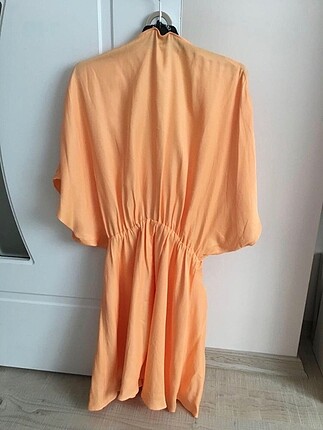 xs Beden turuncu Renk Zara kısa elbise