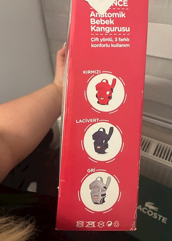 Gri Anatomik Bebek Kangurusu - 3 Pozisyonlu - Görsel 3