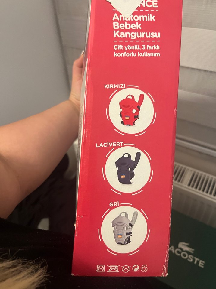 Gri Anatomik Bebek Kangurusu - 3 Pozisyonlu - Görsel 3