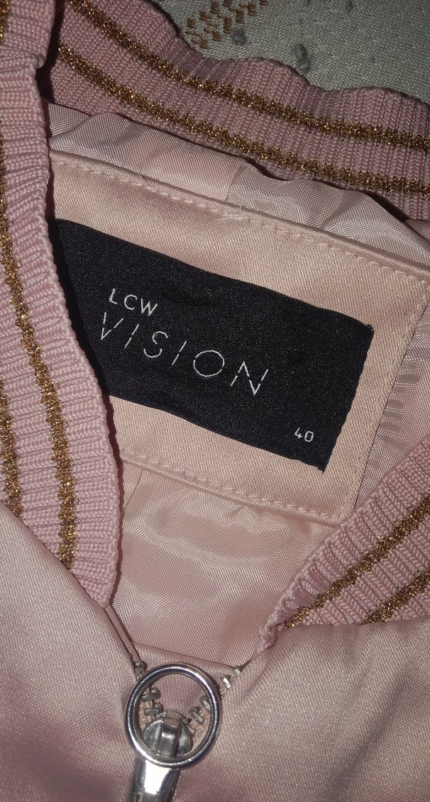 Nakışlı Pembe Kadın Midi Ceket - Görsel 3