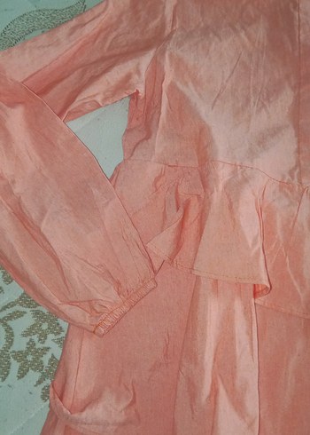 Kız Keten Fırfırlı tunik - Görsel 2