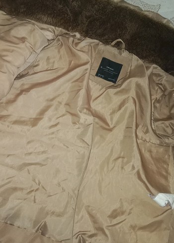 Bej Kadın Midi Kışlık Mont - Görsel 3