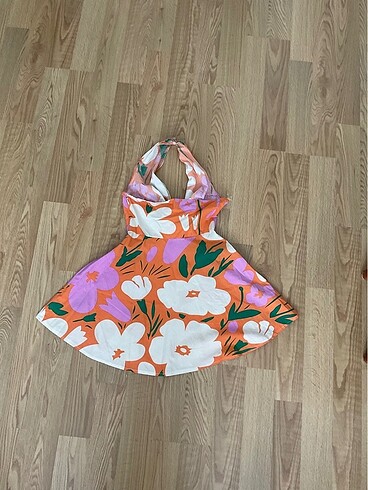 Diğer Halter yaka mini elbise