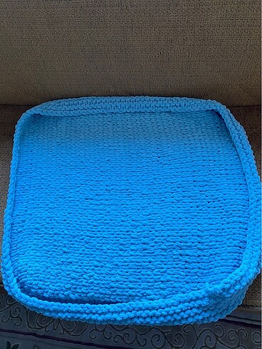 İnce iplik yumuşacık sıcacık mavi bebek battaniyesi - Görsel 3