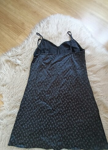 m Beden Siyah saten gecelik 38-40 M-L beden