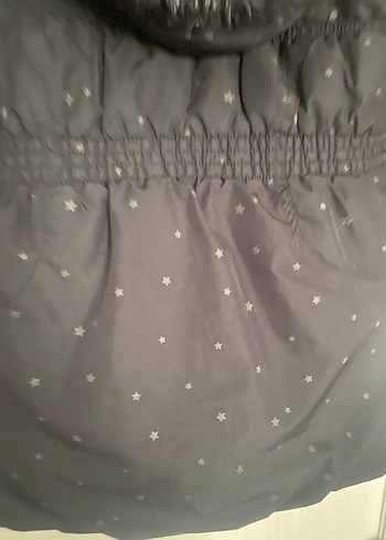 Kız Çocuk Siyah Kürklü Kaban - Görsel 3