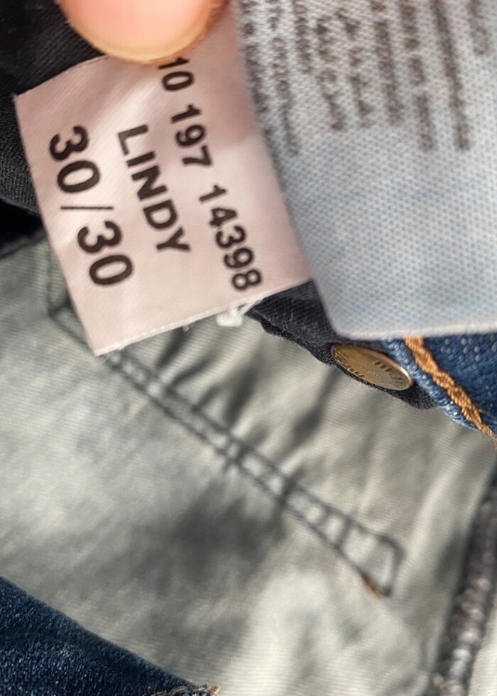 Mavi jeans kot pantolon - Görsel 5