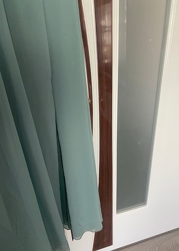 Cagla yeşili abiye elbise - Görsel 5