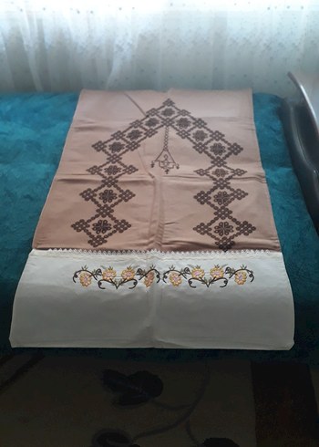 çeyizlik işlemeli seccade