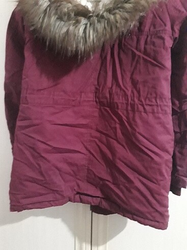 Bayan bordo parke - Görsel 9