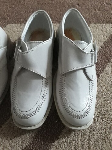 #erkek çocuk krem ayakkabı - Görsel 2