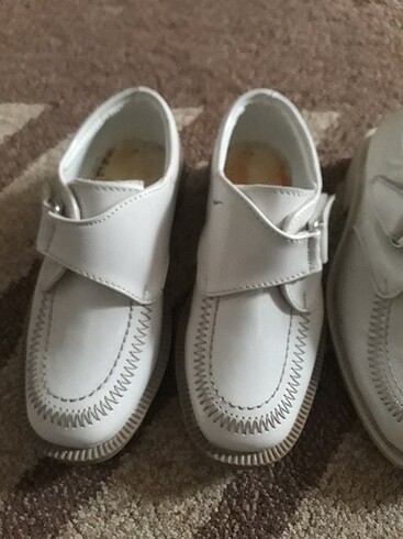 #erkek çocuk krem ayakkabı - Görsel 3