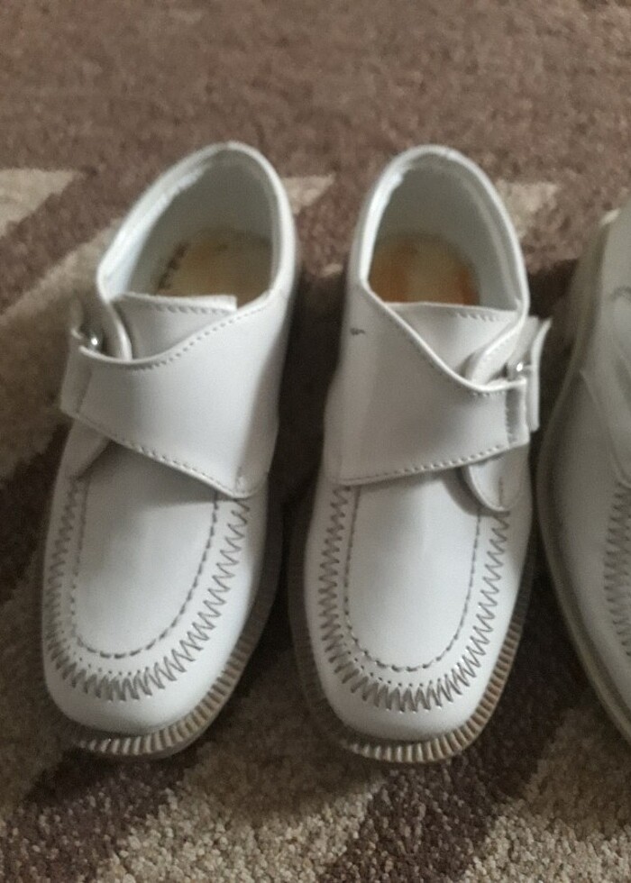 #erkek çocuk krem ayakkabı - Görsel 3