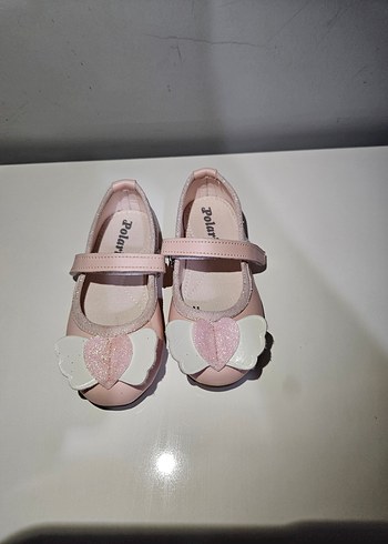 Kız Çocuk Pembe  Babet Ayakkabı - Görsel 2
