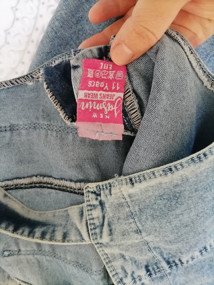 çocuk Mavi  Askılı Tulum - Görsel 4