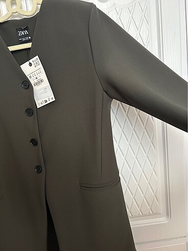 m Beden haki Renk Zara blazer