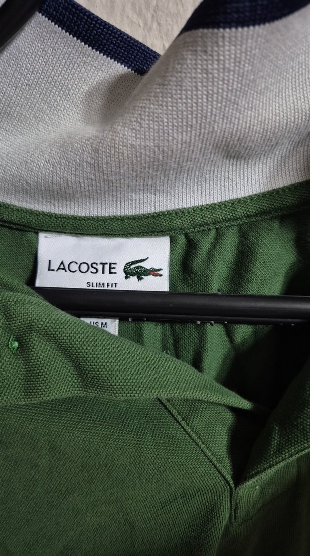 Yeşil Lacoste Erkek Polo Tişört - Görsel 3