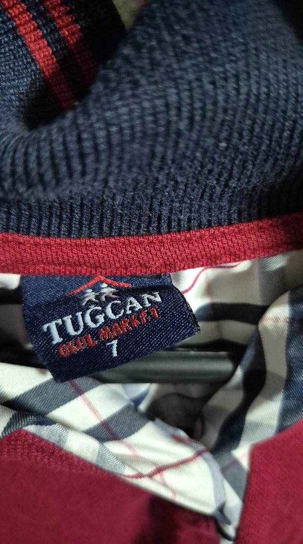 Bordo Düğmeli Erkek Polo Tişört - Görsel 3