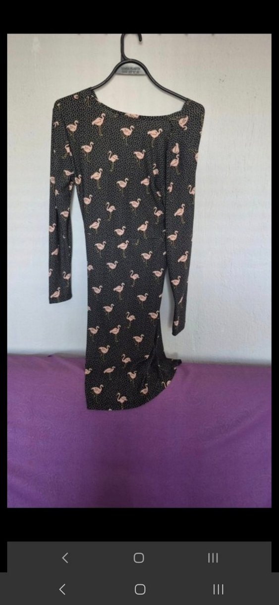 Uzun Kollu, V Yaka Desenli Hamile Geceliği - Görsel 2