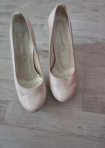 Beyaz Stiletto Kadın Ayakkabı - Görsel 5