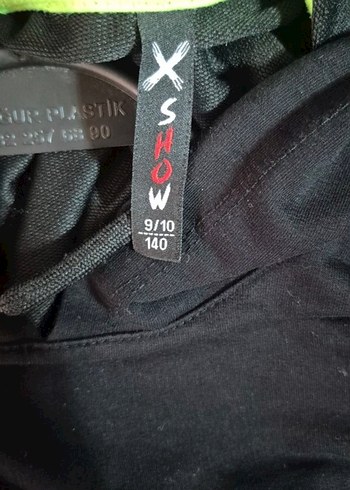 Siyah Kapüşonlu Çocuk Sweatshirt - Görsel 4