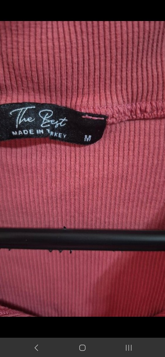 Kız Çocuk Pembe Kısa Kollu Polo Tişört M Beden - Görsel 3