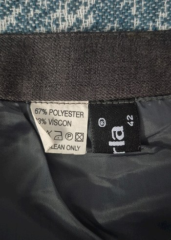 Gri Midi Kalem Etek - Görsel 3