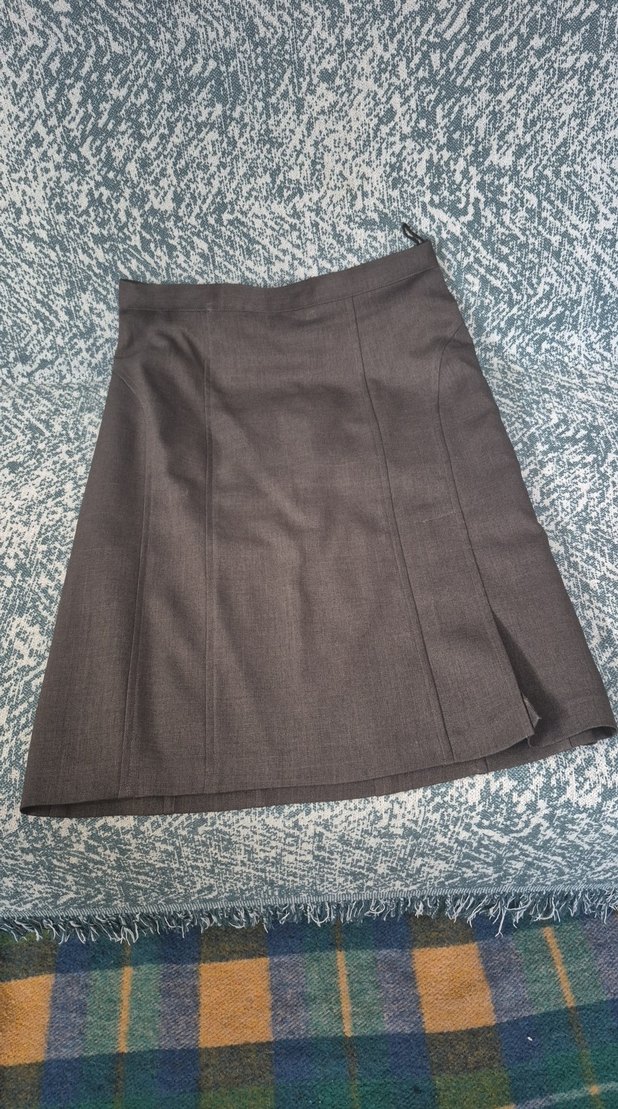 Gri Midi Kalem Etek - Görsel 2