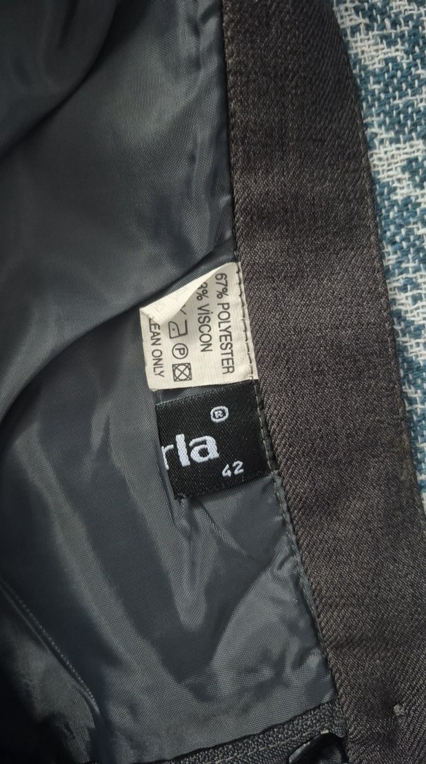 Gri Midi Kalem Etek - Görsel 4