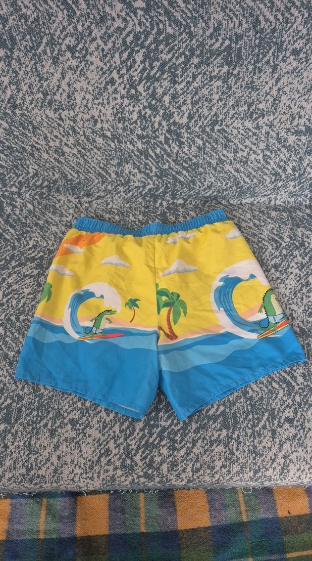 Erkek Çocuk Renkli Tie-Dye Desenli Şort - Görsel 2