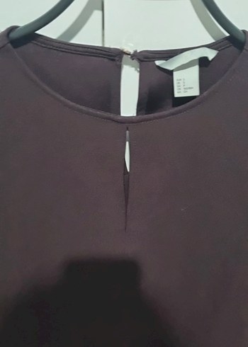 Uzun Kollu Bordo Kadın Bluz - Görsel 4