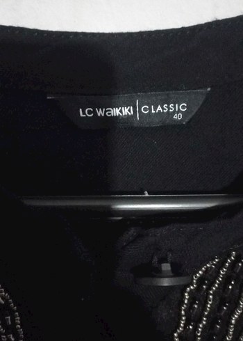 Uzun Kollu Siyah Nakışlı Gotik Tunik - Görsel 5