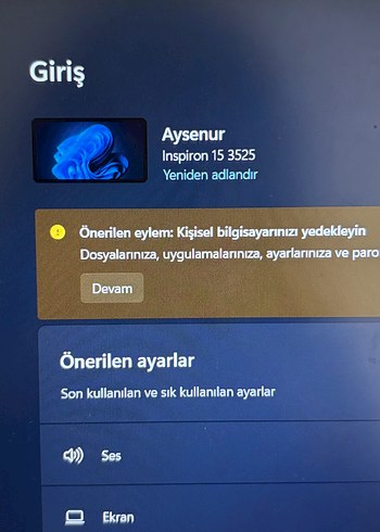 Dell Dell Dizüstü Bilgisayar