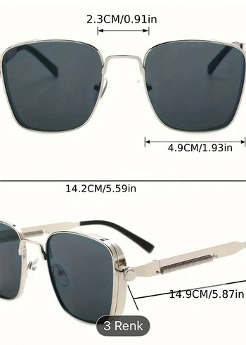 Ray Ban Gri Metalik Güneş Gözlüğü
