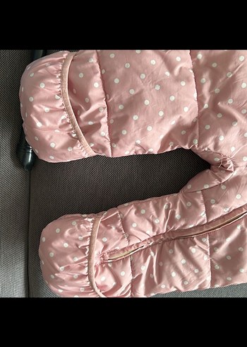 Pembe Kapüşonlu Bebek Tulumu - Görsel 4