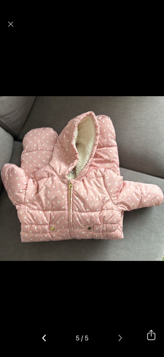 Pembe Kapüşonlu Bebek Tulumu - Görsel 3