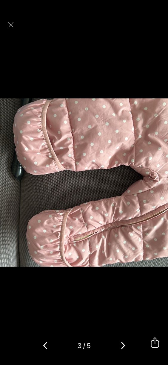 Pembe Kapüşonlu Bebek Tulumu - Görsel 4