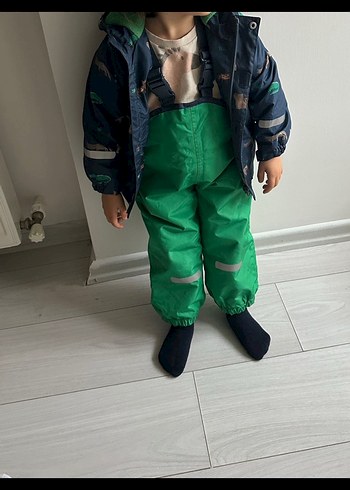 Yeşil Kayak Tulumu ve montu - Görsel 4