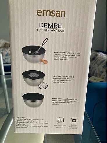 Emsan EMSAN DEMRE 3 IN 1 SAKLAMA KABI