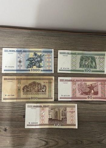 2000 yılı Belarus Paraları İLANI ALMAYIN - Görsel 2