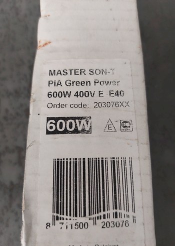 Philips Master SON-T Pia 600 W - Görsel 4